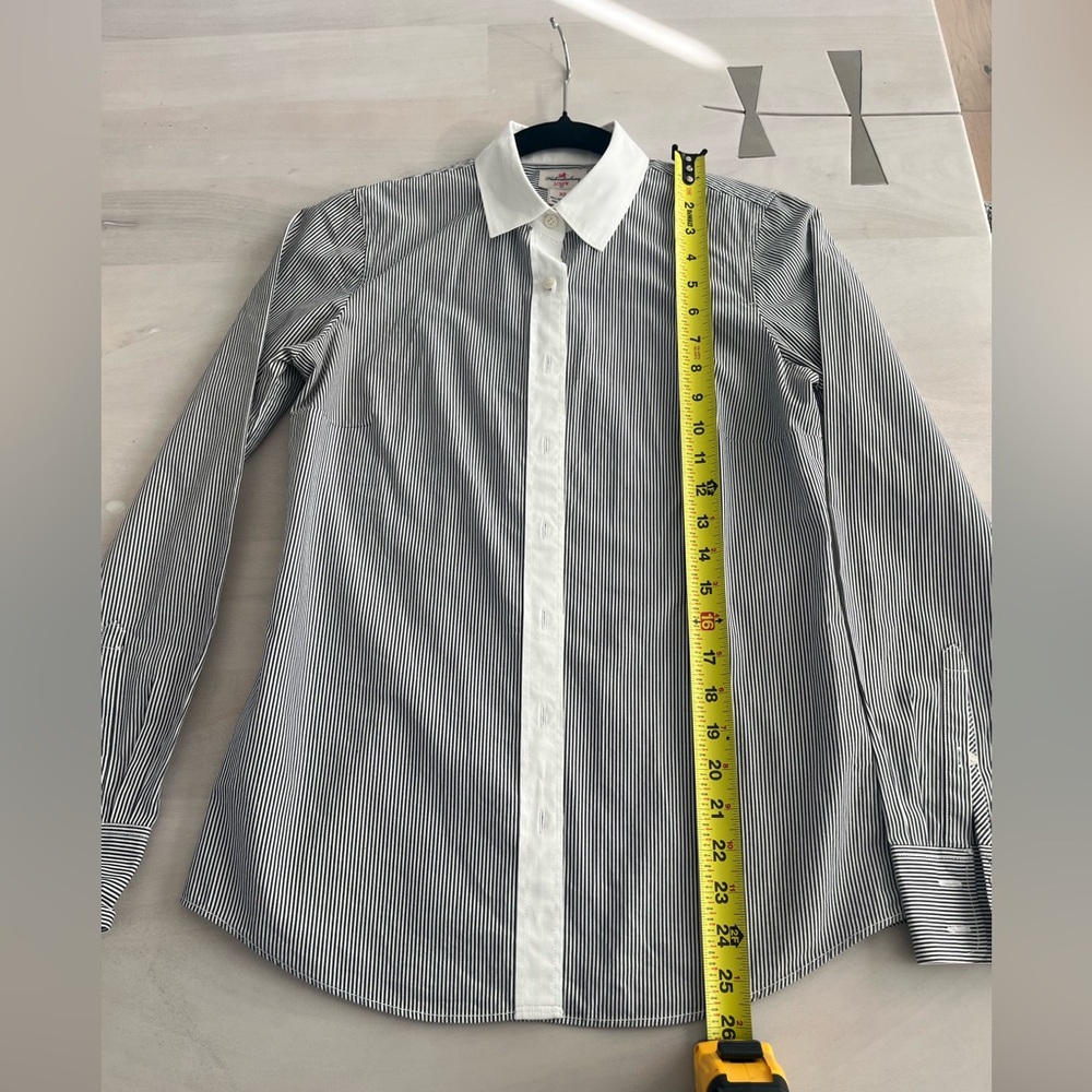 J. Crew Black and White Dress Shirt - Picture 6 of 7